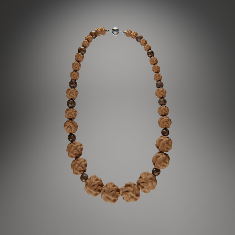 PLANET NECKLACE in golden dune