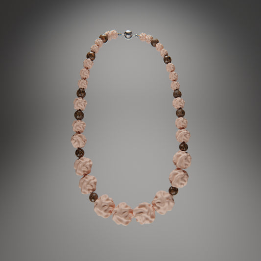 PLANET NECKLACE in porcelain blush