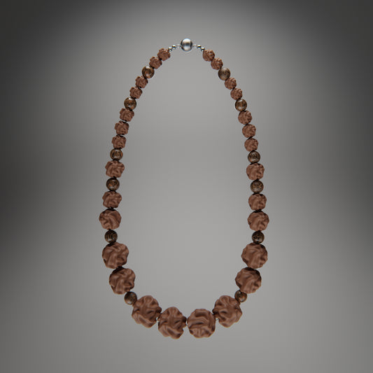 PLANET NECKLACE in velvet umber